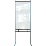 Nobo 1915558 bacheca magnetiche e accessori Grigio, Trasparente (Nobo 1915558 Premium Plus Clear PVC Free Standing Protective Divider Screen 780x2060mm)