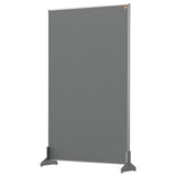 Nobo 1915503 bacheca magnética y accesorios Grigio (Nobo 1915503 Gray Impression Pro Desk Divider 600x1000mm) 