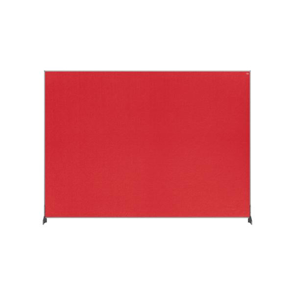 Nobo 1915510 divisore dello spazio di lavoro Divisorio da scrivania 1400 x 1000 mm (Nobo 1915510 Red Impression Pro Desk Divider 1400x1000mm)