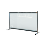 Nobo 1915548 bacheca magnetiche e accessori Grigio, Trasparente (Nobo 1915548 Premium Plus Clear PVC Protective Desk Divider Screen 1470x860mm)