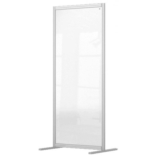 Nobo 1915516 bacheca magnetiche e accessori Grigio, Trasparente (Nobo 1915516 Premium Plus Floor Divider 800x1800mm Acrylic)