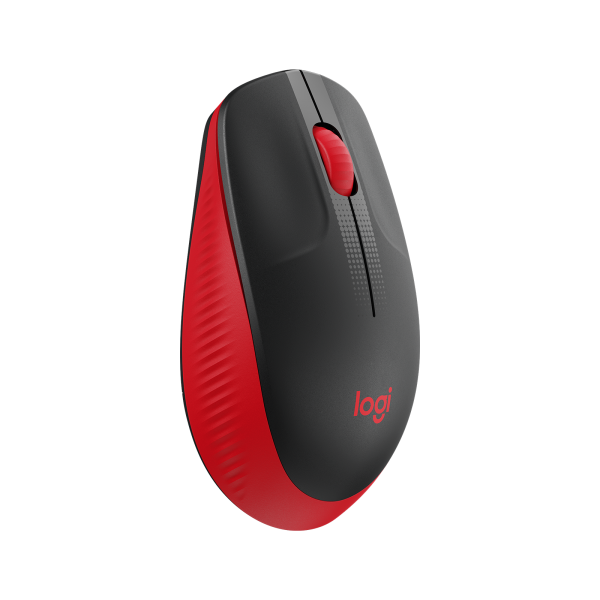 MOUSE LOGITECH "Wireless Mouse M190 " USB 1000 dpi 3 PULSANTI ROSSO 910-005908