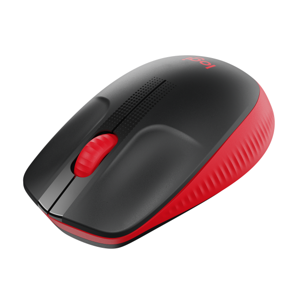 MOUSE LOGITECH "Wireless Mouse M190 " USB 1000 dpi 3 PULSANTI ROSSO 910-005908