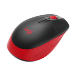 MOUSE LOGITECH "Wireless Mouse M190 " USB 1000 dpi 3 PULSANTI ROSSO 910-005908