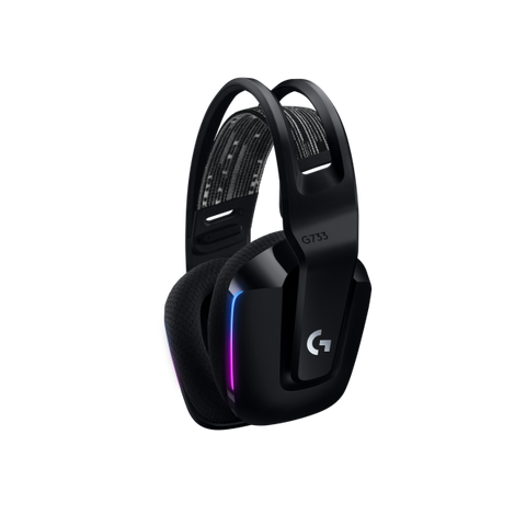 Auricolari con Microfono Gaming Logitech G733 Lightspeed Headset Nero