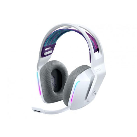Logitech G G733 Wireless Headset Cuffia Padiglione auricolare Bianco