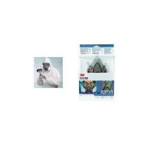 3M Atemschutz-Halbmasken-Set 6223M A2P3R 9tlg. Inhalt:1x6200M 2x6055 4x5935 2x501