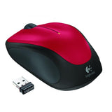 LOGITECH M235 MOUSE OTTICO WIRELESS ROSSO NERO