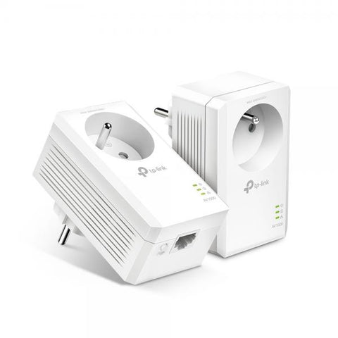 TP-LINK TL-PA7017P KIT ADATTATORE DI RETE ETHENERT RETE ELETTRICA 1000 Mbit/s HOME PLUG CONF 2 Pz.