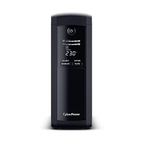 CyberPower VP1600EILCD gruppo di continuit [UPS] A linea interattiva 1,6 kVA 960 W 8 presa[e] AC (VP1600EILCD SOHO UPS 1600VA/960 - AVR LINE INTERACTIVE 8XIEC OUT.)