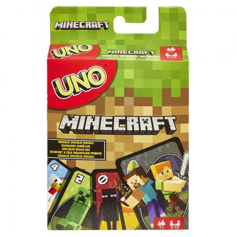MATTEL UNO GIOCO DI CARTE A TEMA MINECRAFT