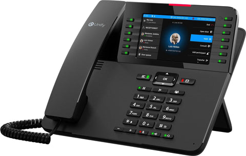 Unify OpenScape Desk Phone CP710 - VoIP-Telefon - SIP, HFA - Mehrfachleitungsbetrieb - Schwarz (L30250-F600-C583)