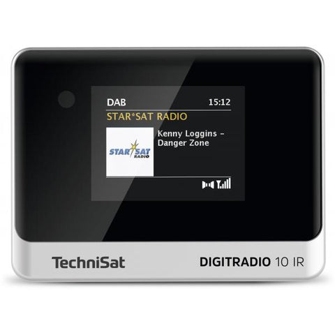 TechniSat DIGITRADIO 10 IR Internet Digitale Nero, Argento