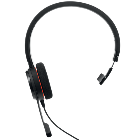 JABRA EVOLVE 20 CUFFIA CON MICROFONO MONOAURALE MS USB-C NERO