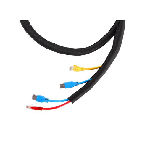 Vivolink VLSC3825000B organizer per cavi Guaina per cavi Nero 1 pz (Flexible cablesock ?38mm black - . - Warranty: 24M)