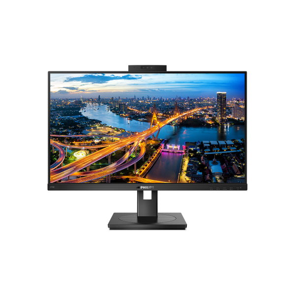 MONITOR PHILIPS 275B1H/00 B-LINE 27" LED IPS 2K WEBCAM 16:9 75Hz 4MS CONTRASTO 1.000:1 HUB USB VGA DVI-D HDMI DISPLAYPORT ALTOPARLANTI INCORPORATI NERO