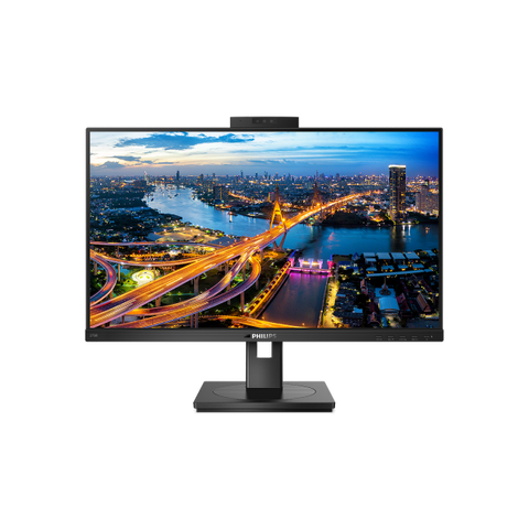 MONITOR PHILIPS 275B1H/00 B-LINE 27" LED IPS 2K WEBCAM 16:9 75Hz 4MS CONTRASTO 1.000:1 HUB USB VGA DVI-D HDMI DISPLAYPORT ALTOPARLANTI INCORPORATI NERO