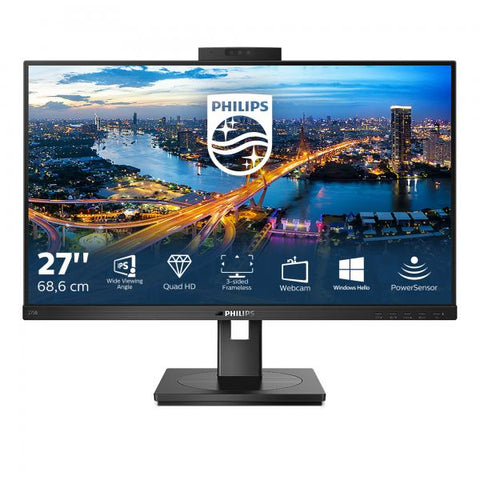 Philips B Line 275B1H/00 Monitor PC 68,6 cm [27] 2560 x 1440 Pixel 2K Ultra HD LED Nero (Philips B Line 275B1H - LED monitor - 27 - 2560 x 1440 QHD @ 75 Hz - IPS - 300 cd/m? - 1000:1 - 4 ms - HDMI, D