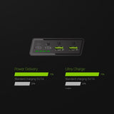 GREEN CELL POWER BANK POWERPLAY20 20.000MAH CON 2X USB-C 18W POWER DELIVERY E 2X USB QUICK CHARGE 3.0 BLACK