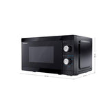 Sharp YC-MS01E-B forno a microonde Superficie piana Solo microonde 20 L 800 W Nero