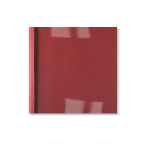 GBC Copertine rilegatura termica LeatherGrain 3 mm rosse (100)