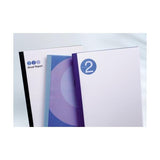 GBC Copertine rilegatura termica LeatherGrain 3 mm rosse (100)