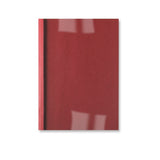 GBC Copertine rilegatura termica LeatherGrain 3 mm rosse (100)