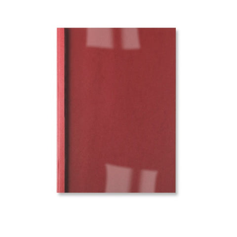 GBC Copertine rilegatura termica LeatherGrain 3 mm rosse (100)