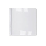 GBC Copertine rilegatura termica LeatherGrain 1,5mm bianche(100)