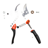 Bahco PXR-M2 cesoia da potatura Bypass Nero/rosso