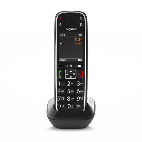 Gigaset E720HX Telefono analogico/DECT Nero Identificatore di chiamata