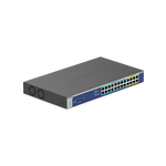 NETGEAR GS524UP Non gestito Gigabit Ethernet [10/100/1000] Supporto Power over Ethernet [PoE] Grigio (Netgear 24Port Switch 10/100/1000 PoE/ GS524UP)