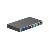 NETGEAR GS524UP Non gestito Gigabit Ethernet [10/100/1000] Supporto Power over Ethernet [PoE] Grigio (Netgear 24Port Switch 10/100/1000 PoE/ GS524UP)