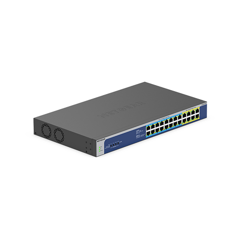 NETGEAR GS524UP Non gestito Gigabit Ethernet [10/100/1000] Supporto Power over Ethernet [PoE] Grigio (Netgear 24Port Switch 10/100/1000 PoE/ GS524UP)