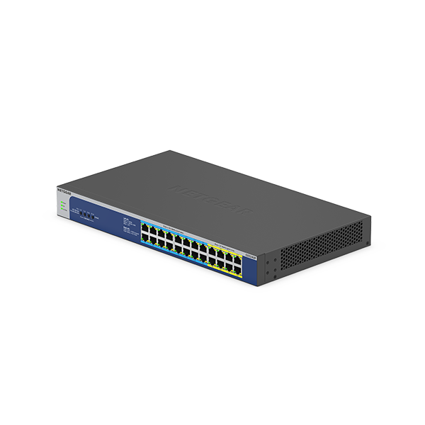 NETGEAR GS524UP Non gestito Gigabit Ethernet [10/100/1000] Supporto Power over Ethernet [PoE] Grigio (Netgear 24Port Switch 10/100/1000 PoE/ GS524UP)