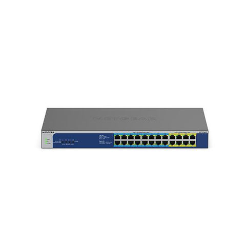 NETGEAR GS524UP Non gestito Gigabit Ethernet [10/100/1000] Supporto Power over Ethernet [PoE] Grigio (Netgear 24Port Switch 10/100/1000 PoE/ GS524UP)