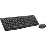 LOGITECH MK295 SILENT KIT TASTIERA E MOUSE TASTIERA E MOUSE WIRELESS OTTICO 1.000 DPI 3 TASTI QUERTY USA INTERNAZIONALE GRAFITE