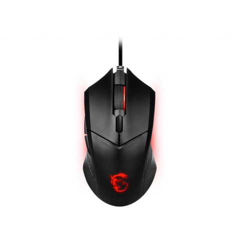 MSI CLUTCH GM08 MOUSE GAMING USB OTTICO 4.200 DPI ILLUMINAZIONE LED ROSSO COLORE NERO