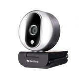 Sandberg Streamer USB Webcam Pro (Streamer USB Webcam Pro - Streamer USB Webcam Pro, 2 - MP, 1920 x 1080 pixels, 60 fps, 1280x720@60fps,1920x1080@30fps, 720p,1080p, - Warranty: 60M)