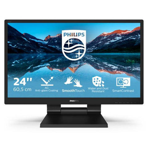 Philips 242B9TL/00 Monitor PC 60,5 cm [23.8] 1920 x 1080 Pixel Full HD LCD Touch screen Nero (Philips B Line 242B9TL - Monitor a LED - 24 - touchscreen - 1920 x 1080 Full HD [1080p] @ 60 Hz - IPS - 2