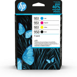 HP 950/951 4 pezzo(i) Originale Resa standard Nero, Ciano, Magenta, Giallo