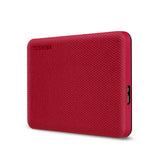 Toshiba Canvio Advance disco rigido esterno 2 TB 2.5 USB tipo A 2.0/3.2 Gen 1 [3.1 Gen 1] Rosso (Toshiba Canvio Advance 2TB red)