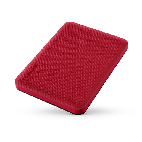 Toshiba Canvio Advance disco rigido esterno 4 TB 2.5 USB tipo A 2.0/3.2 Gen 1 [3.1 Gen 1] Rosso (Toshiba Canvio Advance 4TB red)