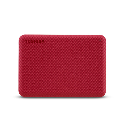Toshiba Canvio Advance disco rigido esterno 4 TB 2.5 USB tipo A 2.0/3.2 Gen 1 [3.1 Gen 1] Rosso (Toshiba Canvio Advance 4TB red)