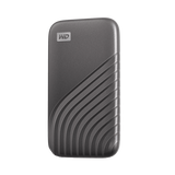 WESTERN DIGITAL MY PASSPORT SSD 2.000GB PORTATILE CON TECNOLOGIA NVME USB-C FINO A 1.050 MB/S IN LETTURA FINO A 1000MB/S IN SCRITTURA GRIGIO
