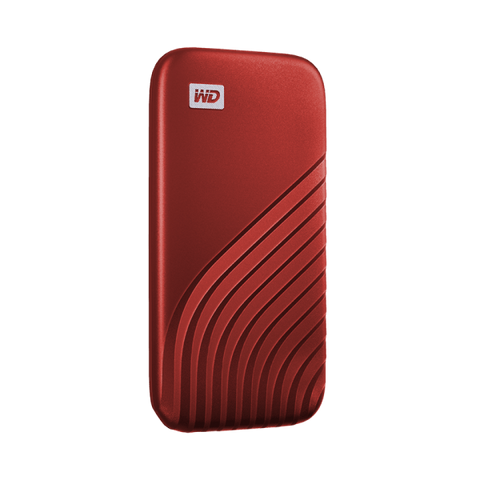 WESTERN DIGITAL MY PASSPORT SSD ESTERNO 1.000GB INTERFACCIA USB TYPE C 3.2 COLORE ROSSO