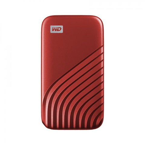 WESTERN DIGITAL MY PASSPORT SSD ESTERNO 1.000GB INTERFACCIA USB TYPE C 3.2 COLORE ROSSO