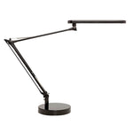 UNILUX MAMBOLED LAMPADA DA TAVOLO A LED 7 W INTERRUTTORE ON-OFF SOTTO LA CALOTTA MODERNA CLASSE ENERGETICA A+ PER CAMERETTA SCRIVANIE UFFICIO CASA COLORE NERO