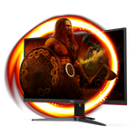 AOC G2 C24G2AE/BK monitor piatto per PC 59,9 cm (23.6") 1920 x 1080 Pixel Full HD LED Nero, Rosso