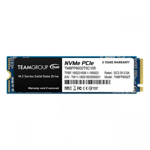 Team Group MP33 2 TB M.2 PCI Express 3.0 NVMe 3D NAND (2TB MP33 M.2 NVME GEN3 SSD)